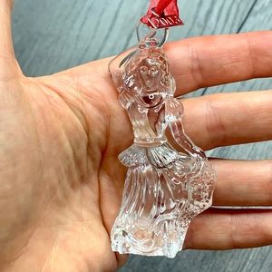 Waterford Crystal Ornament 9 Ladies - 2003 - Holiday, Christmas, retro glass